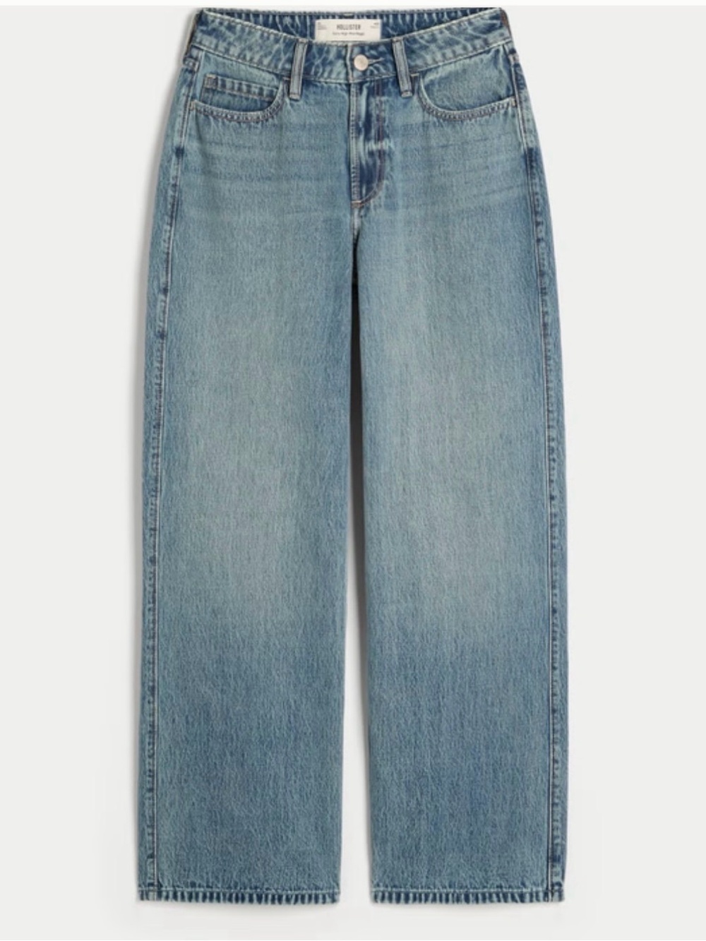 Hollister Light Blue Straight Leg Women's Jeans